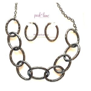 Park Lane Hematite En Vogue Necklace &Earrings